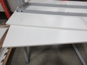 lot 153 image: IKEA ADJUSTABLE HEIGHT WORK TABLES