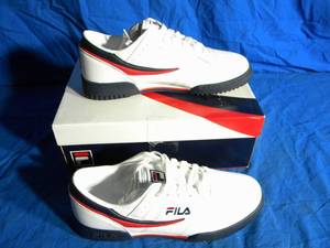 lot 63 image: New  Fila Mens Original Fitness Leather Sneaker - Size 8.5