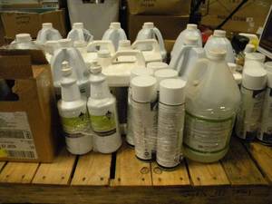 lot 747 image: Pallet of Cleaning Supplies and Other Chemicals