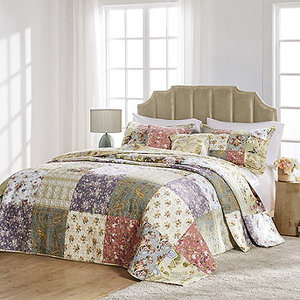 lot 2 image: New  Greenland Home Blooming Prairie 3-Pc. Bedspread Set - FULL