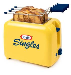lot 10 image: New  Nostalgia Kraft Singles Grilled Cheese Sandwich Toaster
