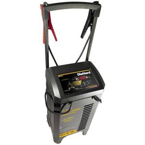lot 105 image: New  DieHard Gold 250-Amp Wheeled Battery Charger & Engine Starter - (MSRP $269.99)