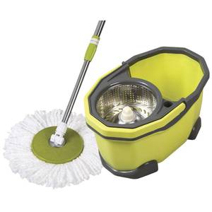 lot 13 image: New  Twirl N Swirl Spin Mop with 2 Replacement Heads