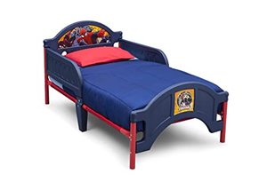 lot 84 image: New  Marvel Ultimate Spider-Man Plastic Toddler Bed, Blue