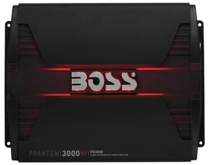 lot 81 image: Open BoxLooks New  Boss Phantom 3000-Watt Class D Amplifier - MSRP $249.99