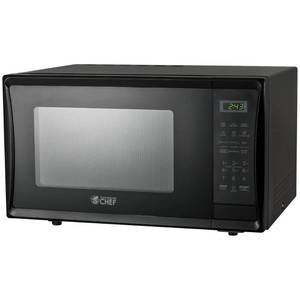 lot 51 image: New  Commercial Chef 1.1 Cu. Ft. 1000-Watt Countertop Microwave Oven - Black