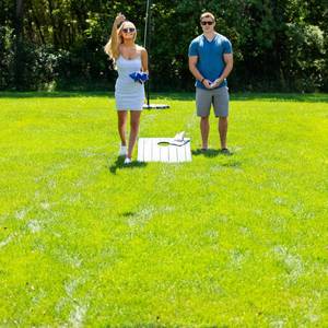 lot 116 image: Brand New - Sealed Wood Cornhole Set
