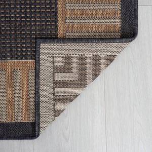 lot 128 image: Brand New Tayse Rugs Eco Giovanna Transitional IndoorOutdoor 3 x 10 Runner Rug - Brown ((MSRP $79.99))