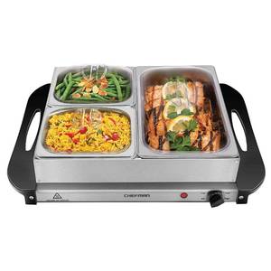 lot 149 image: Brand New Chefman 14 x 14 Electric Buffet Server ((MSRP $84.99))