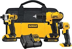 lot 135 image: Brand New DeWalt 20V Brushless 3-Tool Combo Kit