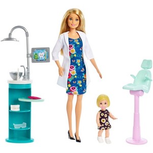 lot 29 image: Barbie Dentist Doll & Playset - Blonde