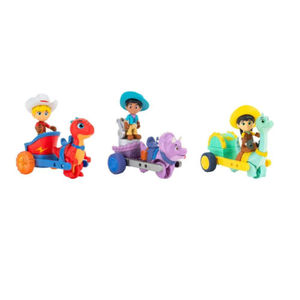 lot 18 image: Dino Ranch Pre-Westoric Ranchers Vehicle 3pk