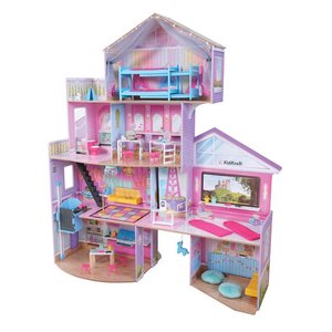 lot 42 image: Ultimate Slumber Party Mansion Dollhouse