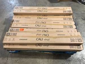 lot 1 image: 12 Boxes of VPC Aged Hickory Vinyl Plank (23.8 sq. ft.case) by CALI Customer Returns See Pictures