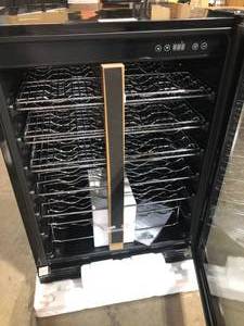 lot 15 image: 23.4 in. 50 Bottle, 154 Can, Wine and Beverage Cooler with Stainless Steel Door by Vissani  Customer Returns See Pictures