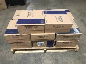 lot 40 image: 14 Boxes of Imperial Texture VCT 12 in. x 12 in. Classic Black Standard Excelon Commercial Vinyl Tile (45 sq. ft.  case) by Armstrong Flooring   Customer Returns See Pictures