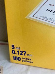 lot 112 image: Laminating Pouches