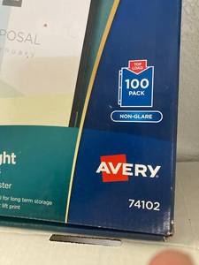 lot 139 image: Heavyweight Sheet Protectors