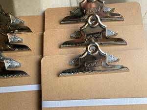 lot 106 image: Wood Clipboards
