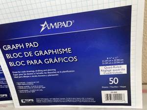 lot 65 image: Graph Ruled Pads