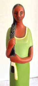 lot 61 image: Stunning Signed Pottery Sculpture