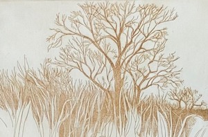 lot 63 image: Limited Edition Trees Across the Field Framed Print by Pat Doolittle