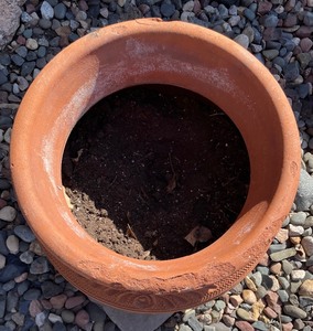 lot 202 image: Terrific Terracotta Planter