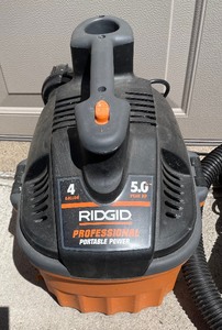 lot 255 image: Ridgid Professional Portable Power WetDry Vac