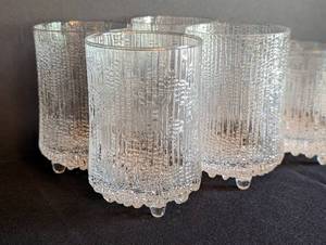 lot 18 image: iitala Thule Lowball and Highball Glasses