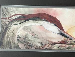 lot 46 image: Framed Sun Seekers Print by Beki Killorin