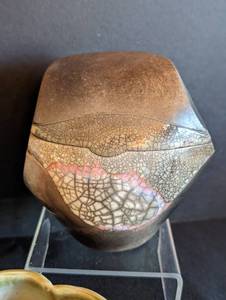 lot 101 image: Three Unique Pieces of Artisan Pottery