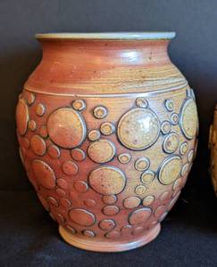 lot 104 image: Artisan Crafted Textured Pottery by MDH