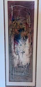 lot 107 image: Abstract Monoprint by Jeannette Debonne