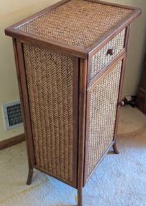 lot 117 image: Decorative Woven Side Table