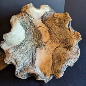 lot 135 image: Three Pieces of Artisan Crafted Pottery