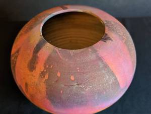 lot 145 image: Vibrant Raku Bowl by Ben John