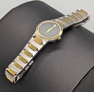 lot 241 image: Movado Two Tone Ladies Museum Watch