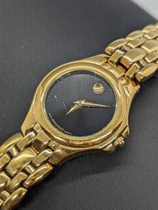 lot 242 image: Movado Gold Tone Womans Watch
