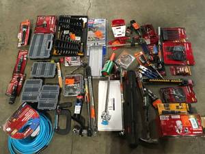 Lot of Mixed Tools and Hardware Various Models and Conditions Customer Returns See Pictures