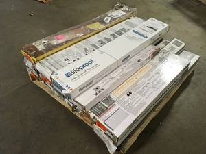 Pallet of Mixed Flooring Various Models and Conditions  Customer Returns See Pictures