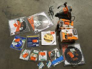 Lot of Saw Blades and Power Tool Various Models and Conditions Customer Returns See Pictures