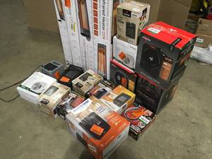 Lot of Mixed Heaters Various Models and Conditions  Customer Returns See Pictures