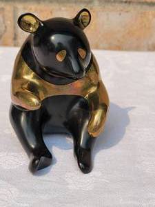 lot 43 image: Loet Limited Edition Bronze Panda Sculpture