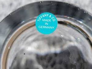 lot 111 image: Tiffany & Co. German Clear Crystal Vase