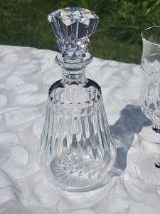 lot 73 image: Crystal Wine Glass and Decanter Service