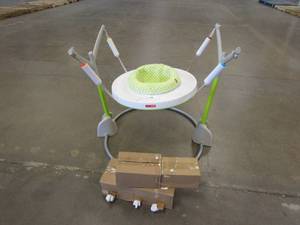 lot 409 image: Skip Hop Foldable Jumper in Green & White