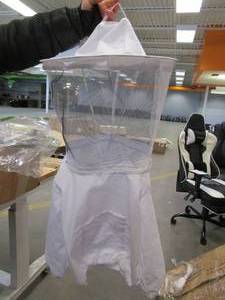 lot 418 image: Kids Small Beekeeping Jacket in White with Netting