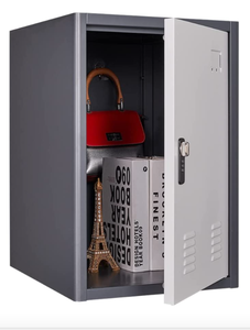 lot 412 image: KAER Locker Storage Cabinet,Lockable Storage Cabinet,Metal Locker Storage Cabinet With1 Doors, 19.6 H Cabinet (OPEN BOX)