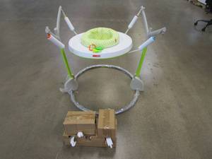 lot 442 image: Skip Hop Foldable Jumper in Green & White