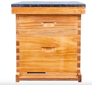 lot 462 image: 10-Frame Bee Hive - 1 Deep Box & 1 Super Box (OPEN BOX)